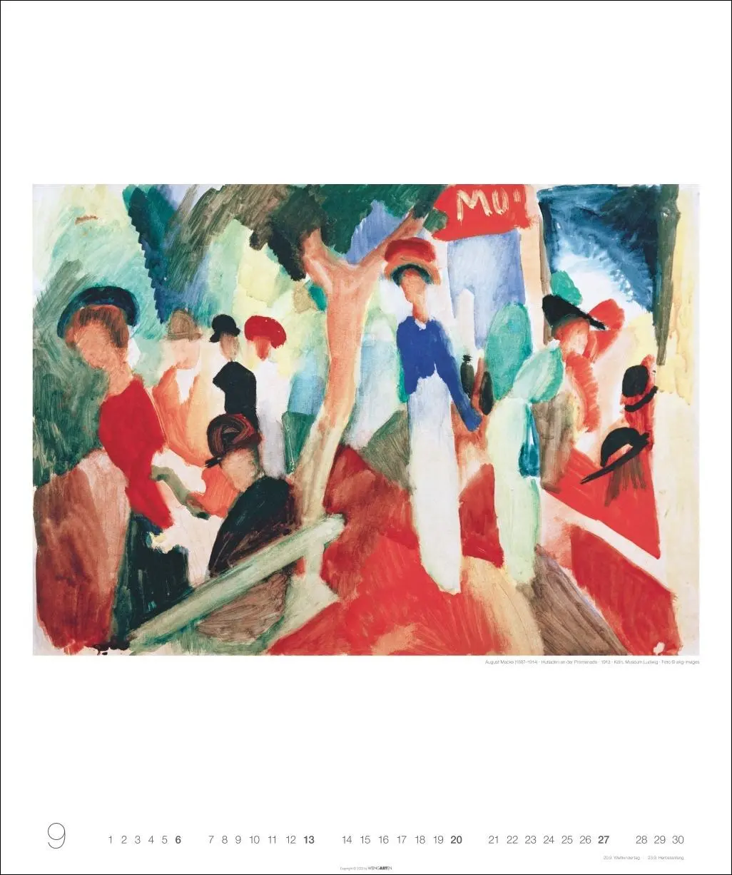 Bild: 9783839902370 | August Macke Edition Kalender 2026 | August Macke | Kalender | 14 S.