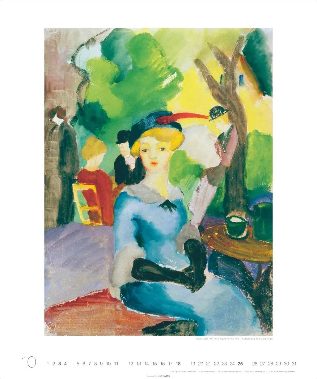 Bild: 9783839902370 | August Macke Edition Kalender 2026 | August Macke | Kalender | 14 S.