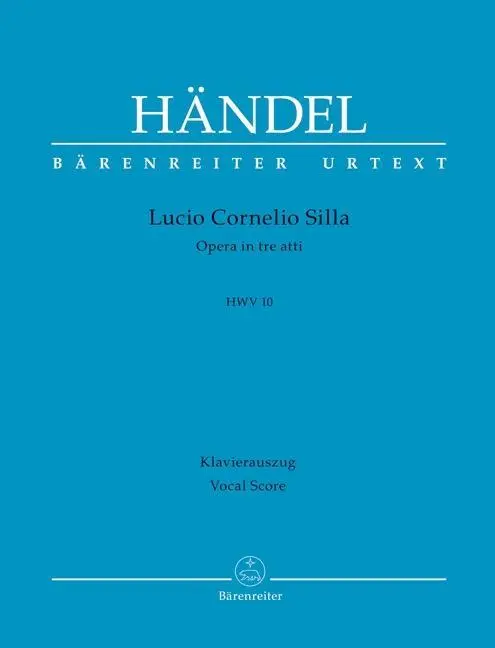 Cover: 9790006502370 | Lucio Cornelio Silla HWV 10 | Oper in drei Akten | Händel | Buch
