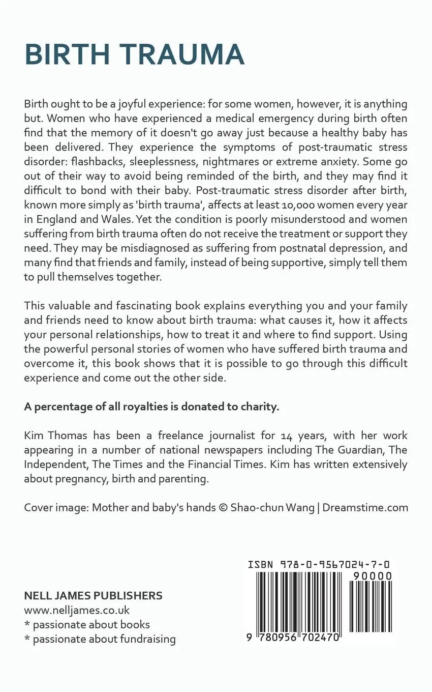 Rückseite: 9780956702470 | Birth Trauma | Kim Thomas | Taschenbuch | Kartoniert / Broschiert