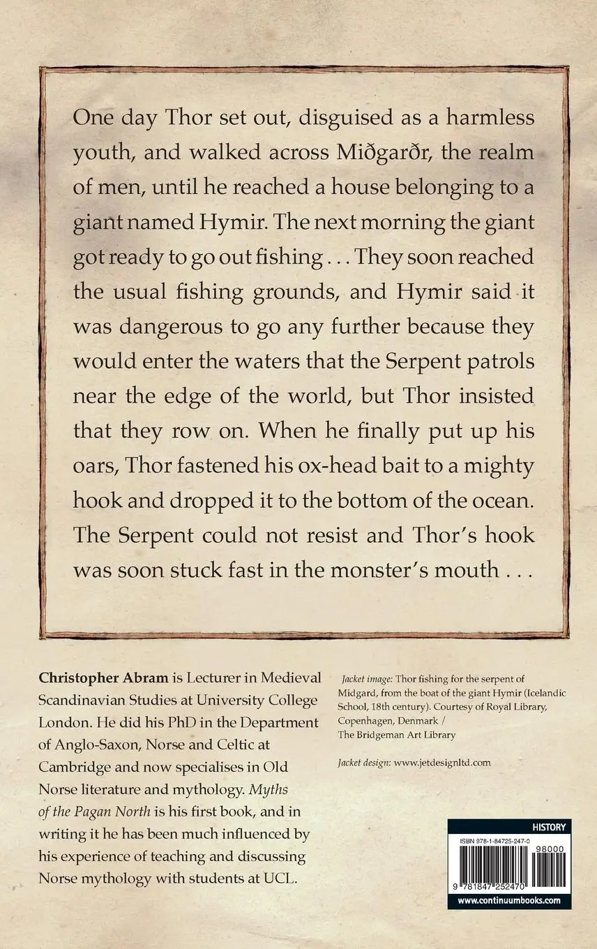 Rückseite: 9781847252470 | Myths of the Pagan North | The Gods of the Norsemen | Abram | Buch