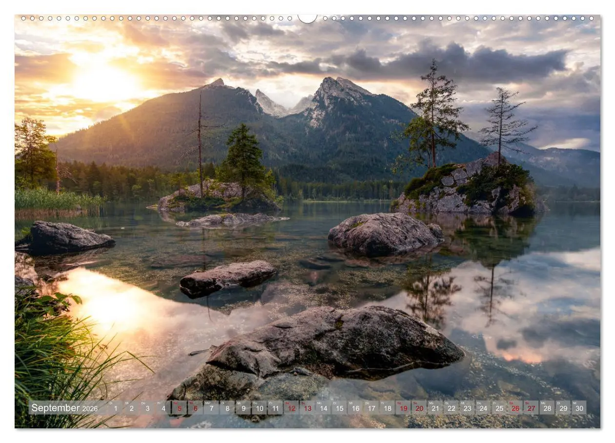 Bild: 9783457512470 | Verzauberte Bergwelten (Wandkalender 2026 DIN A2 quer), CALVENDO...