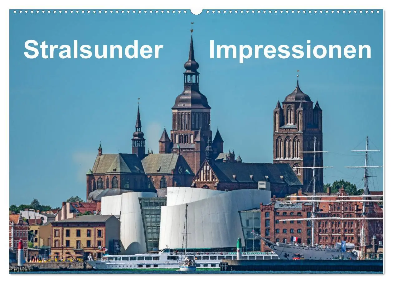 Cover: 9783457822470 | Stralsunder Impressionen (Wandkalender 2026 DIN A2 quer), CALVENDO...