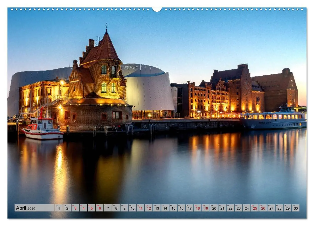 Bild: 9783457822470 | Stralsunder Impressionen (Wandkalender 2026 DIN A2 quer), CALVENDO...