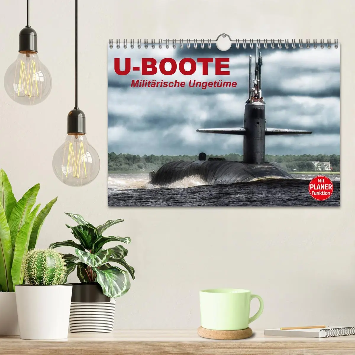 Bild: 9783457992470 | U-Boote. Militärische Ungetüme (Wandkalender 2026 DIN A4 quer),...