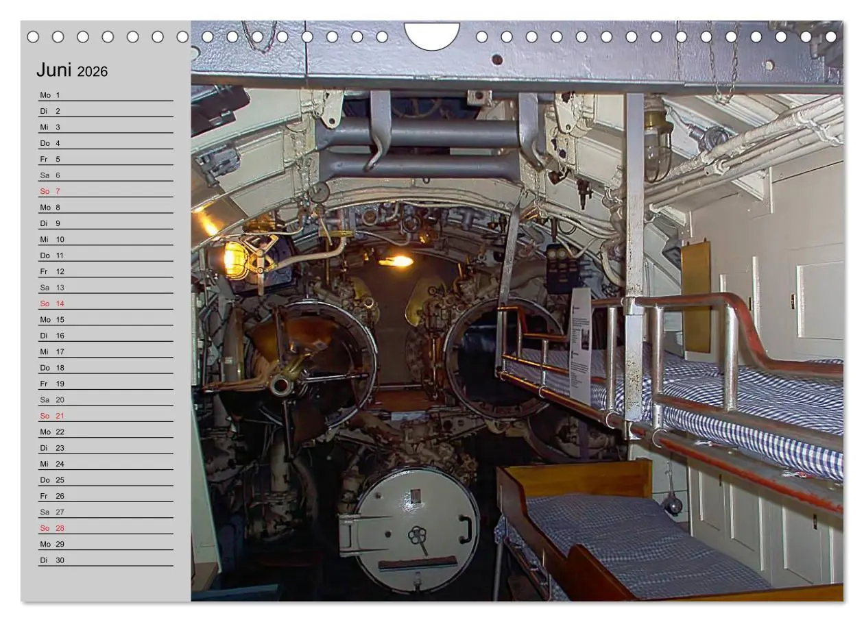 Bild: 9783457992470 | U-Boote. Militärische Ungetüme (Wandkalender 2026 DIN A4 quer),...