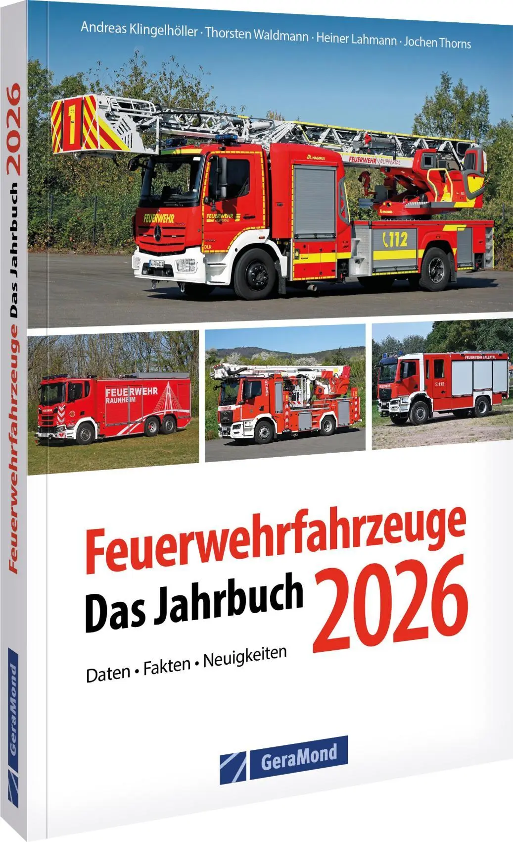 Cover: 9783987022470 | Feuerwehrfahrzeuge 2026 | Das Jahrbuch | Andreas Klingelhöller (u. a.)