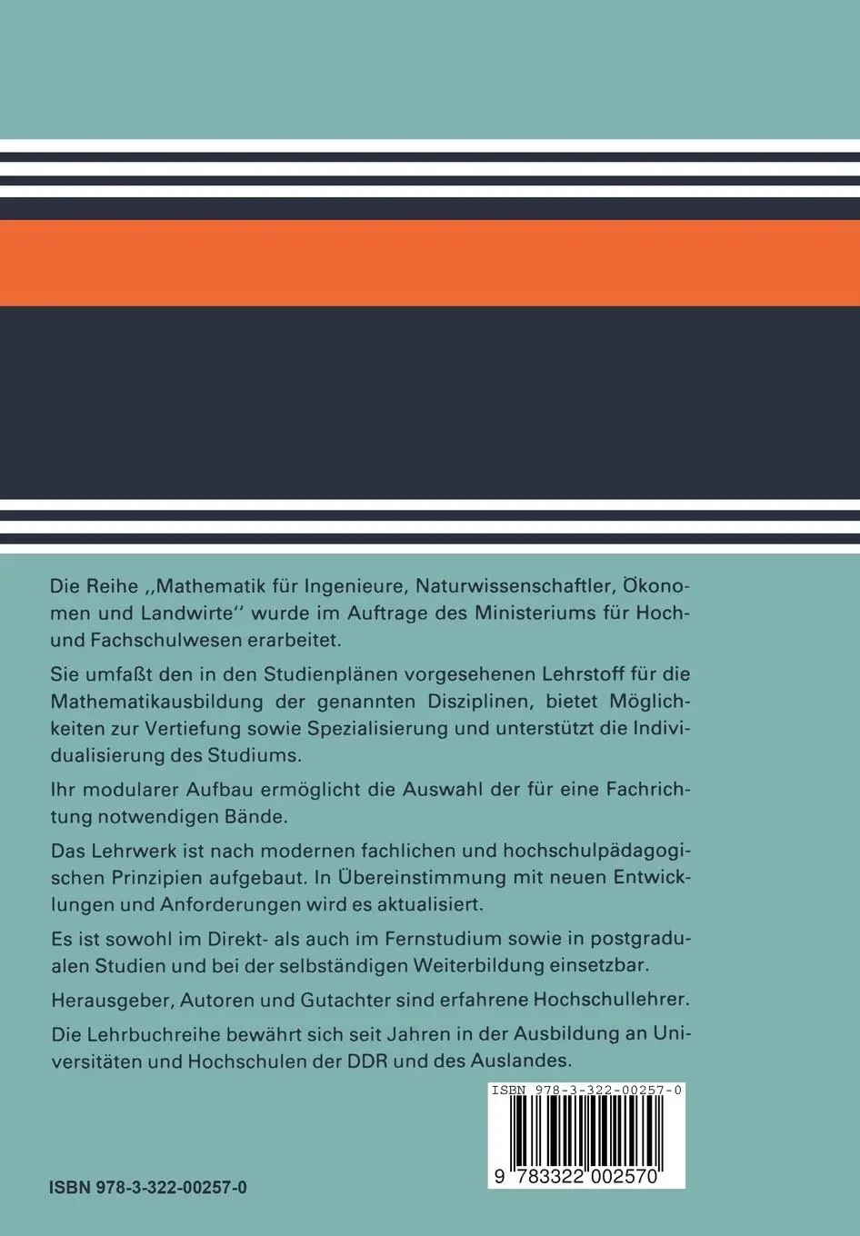 Rückseite: 9783322002570 | Partielle Differentialgleichungen | Eberhard Wagner | Taschenbuch