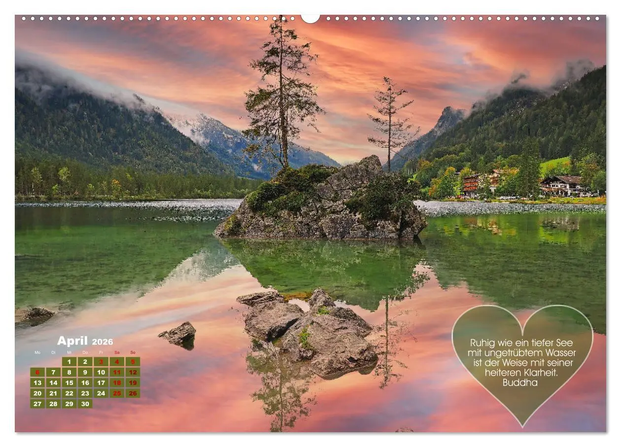 Bild: 9783457432570 | Berge und Seen, mit Zitaten - nur für Dich by VogtArt (hochwertiger...