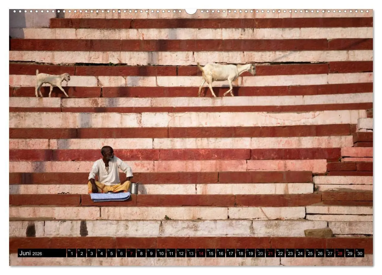 Bild: 9783516072570 | Indien - Varanasi (hochwertiger Premium Wandkalender 2026 DIN A2...