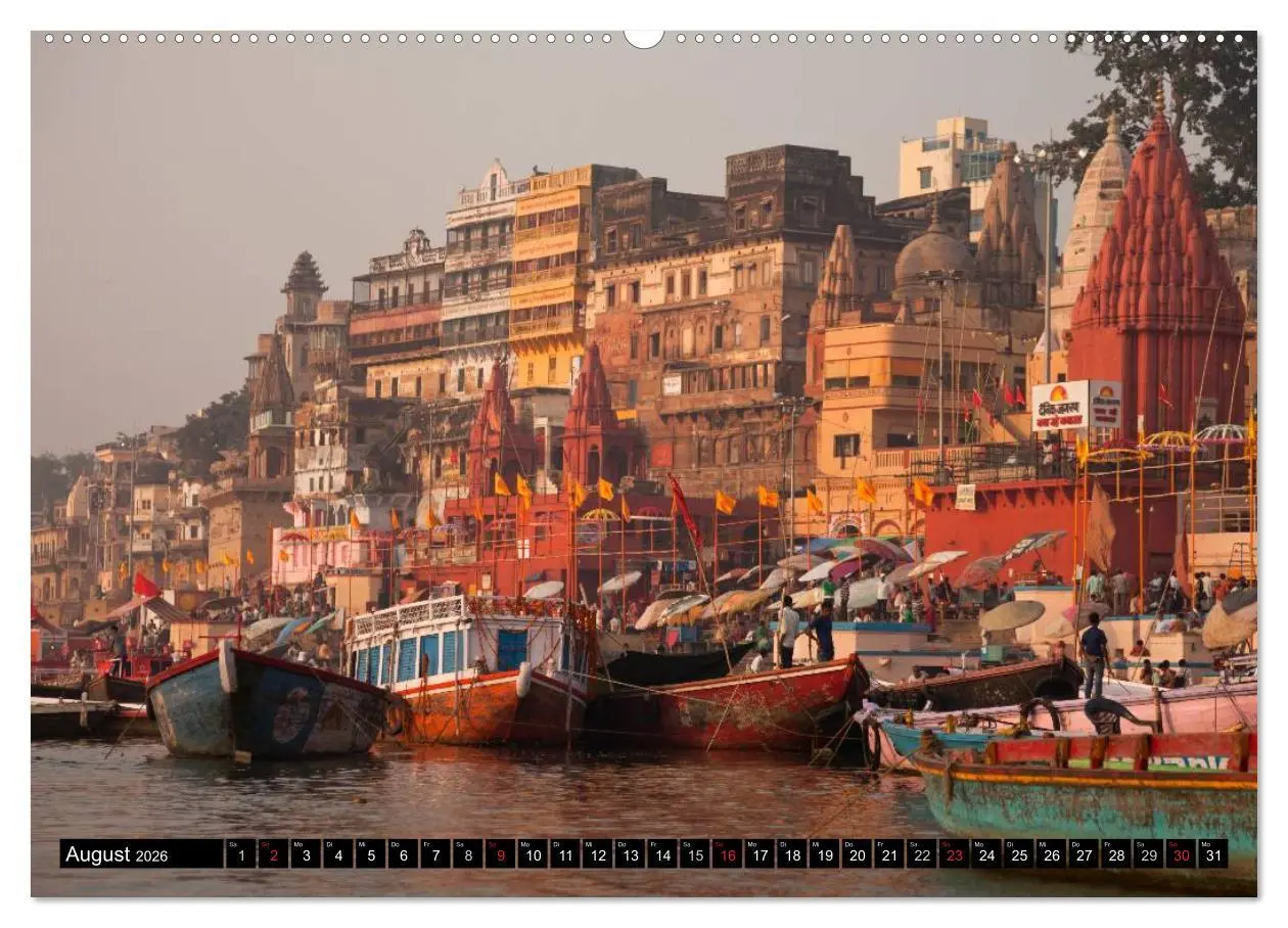 Bild: 9783516072570 | Indien - Varanasi (hochwertiger Premium Wandkalender 2026 DIN A2...