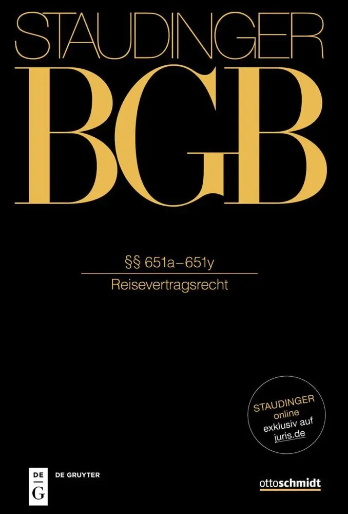 Cover: 9783805912570 | §§ 651a-651y | (Reisevertragsrecht) | Ansgar Staudinger | Buch | VII