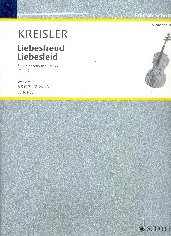 Cover: 9790001152570 | Liebesfreud - Liebesleid | Japanese Front Cover | Fritz Kreisler