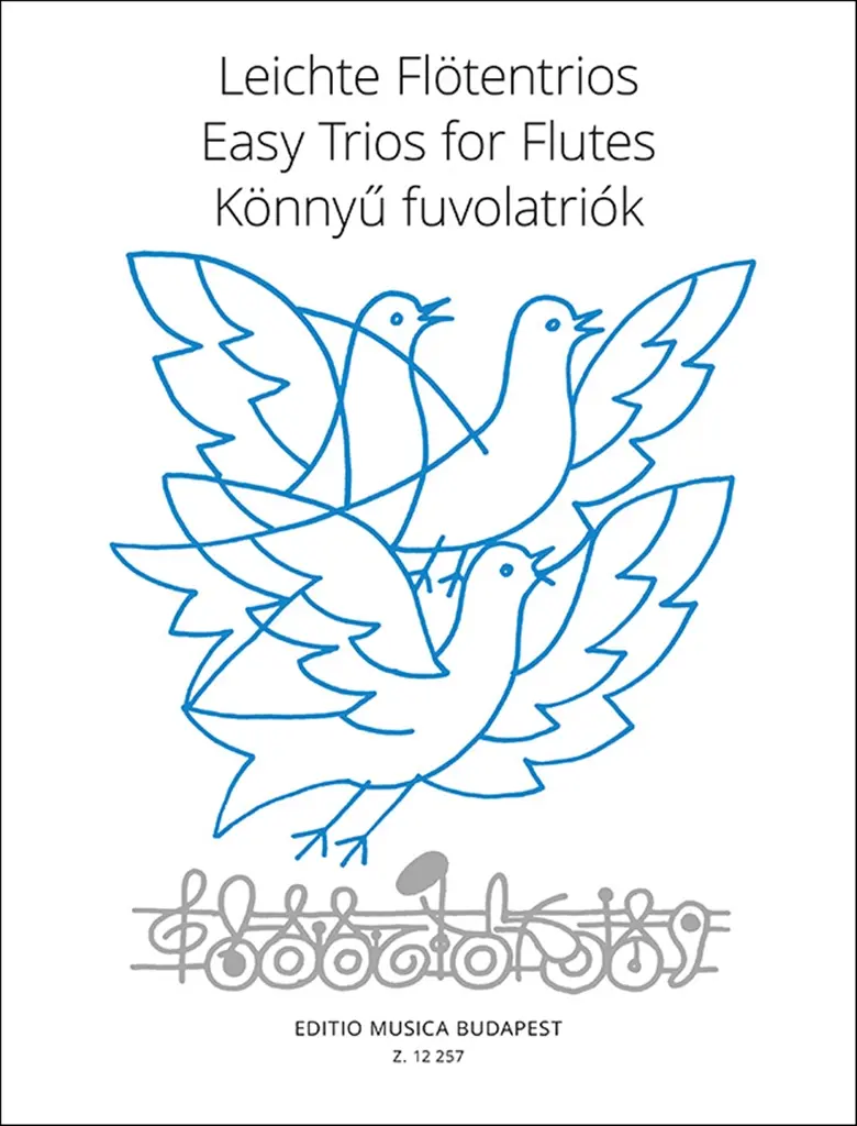 Cover: 9790080122570 | Leichte Flötentrios für 3 Flöten Spielpartitur | Easy Trios for Flutes
