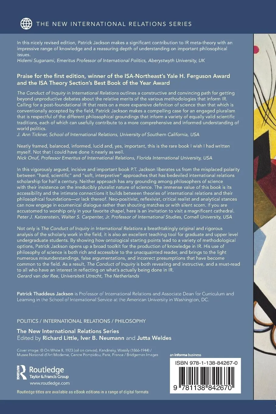 Rückseite: 9781138842670 | The Conduct of Inquiry in International Relations | Jackson | Buch