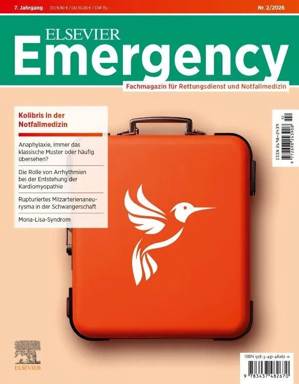 Cover: 9783437482670 | ELSEVIER Emergency. Kolibris in der Notfallmedizin. 2/2026 | Buch