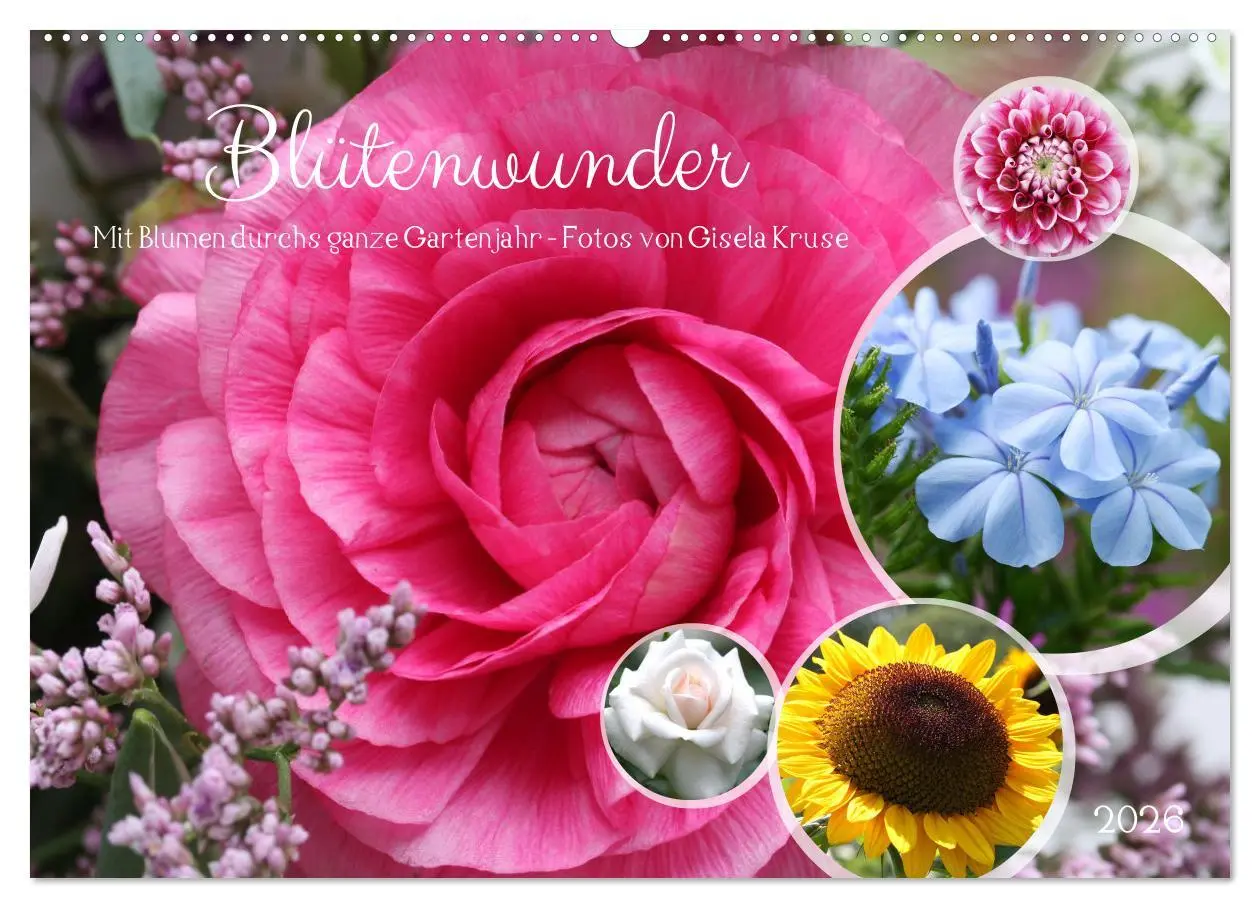 Cover: 9783457282670 | Blütenwunder - Mit Blumen durchs ganze Gartenjahr (Wandkalender...