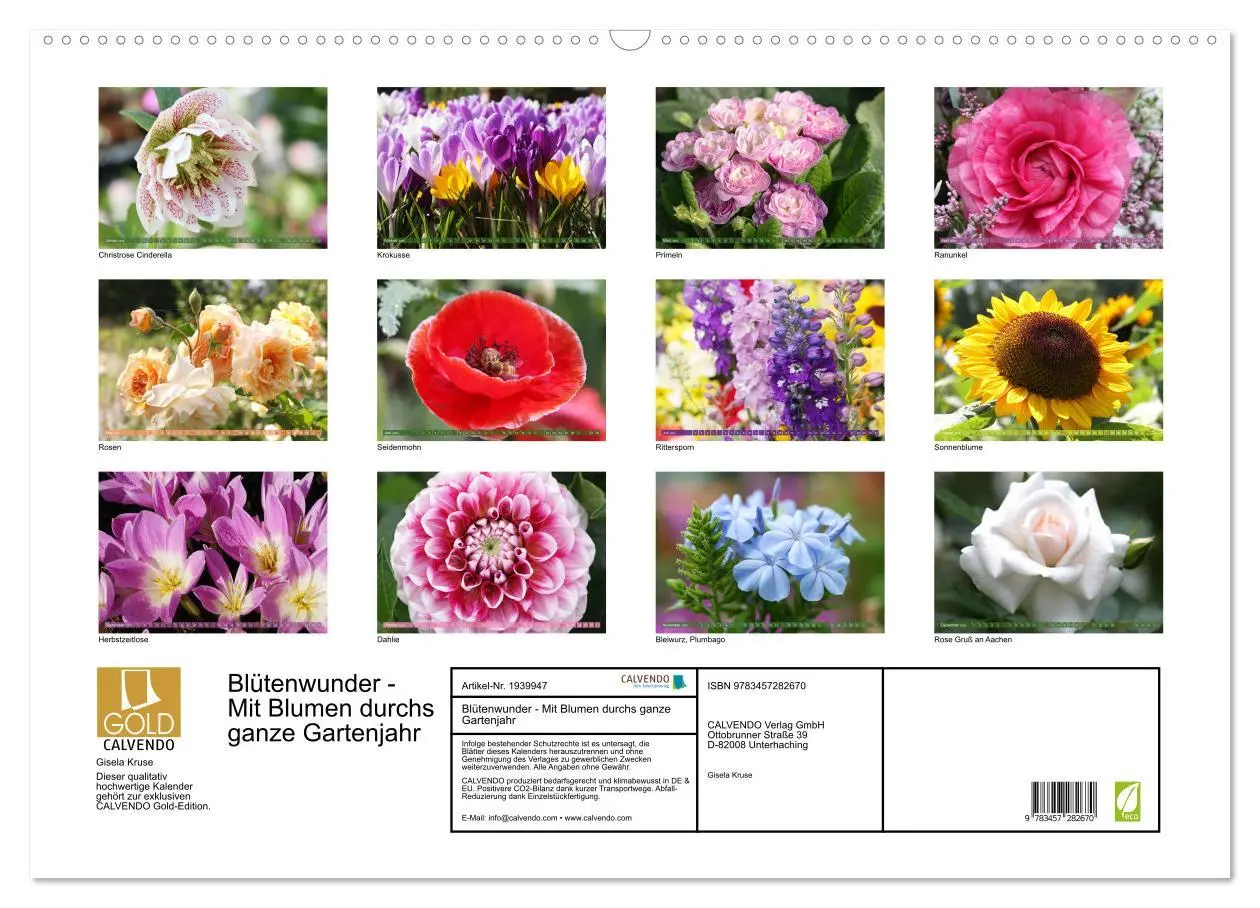 Bild: 9783457282670 | Blütenwunder - Mit Blumen durchs ganze Gartenjahr (Wandkalender...