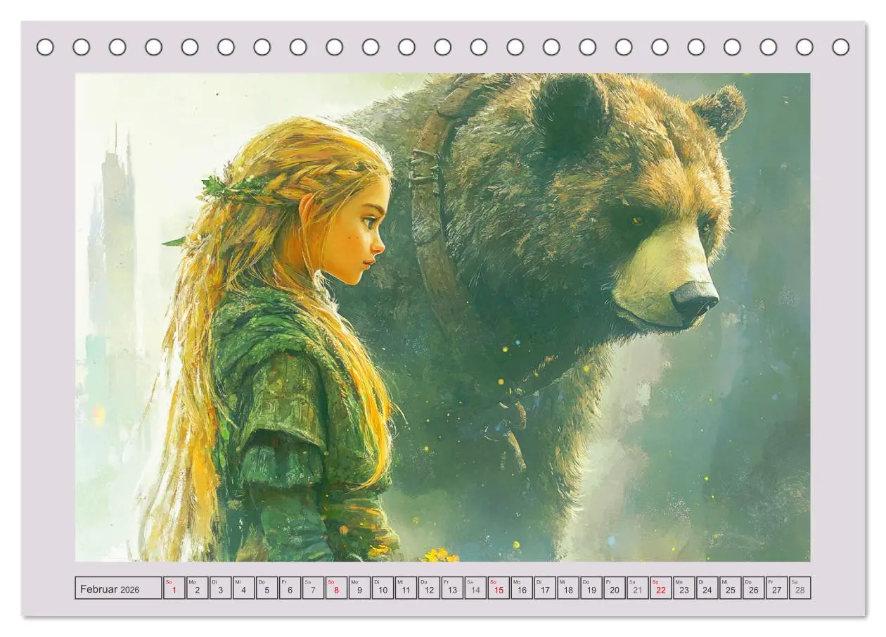 Bild: 9783457352670 | Traumwelten. Mangas mit magischen Begegnungen (Tischkalender 2026...