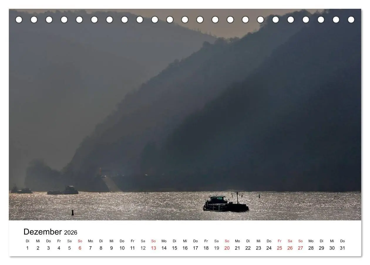 Bild: 9783516062670 | Rhein und Burgen (Tischkalender 2026 DIN A5 quer), CALVENDO...