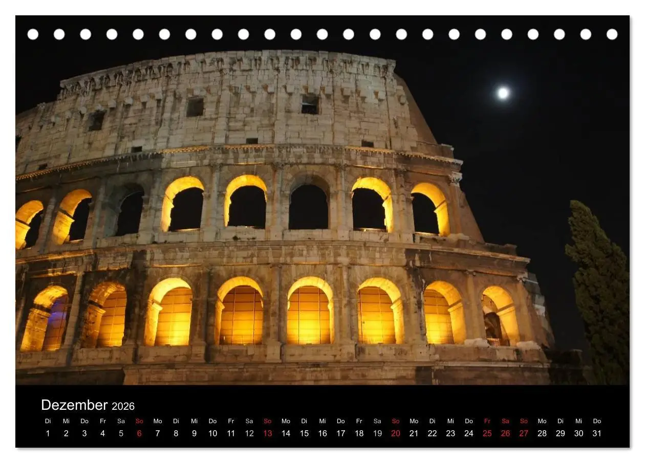 Bild: 9783516202670 | Vade mecum Romam - Geh mit mir nach Rom (Tischkalender 2026 DIN A5...