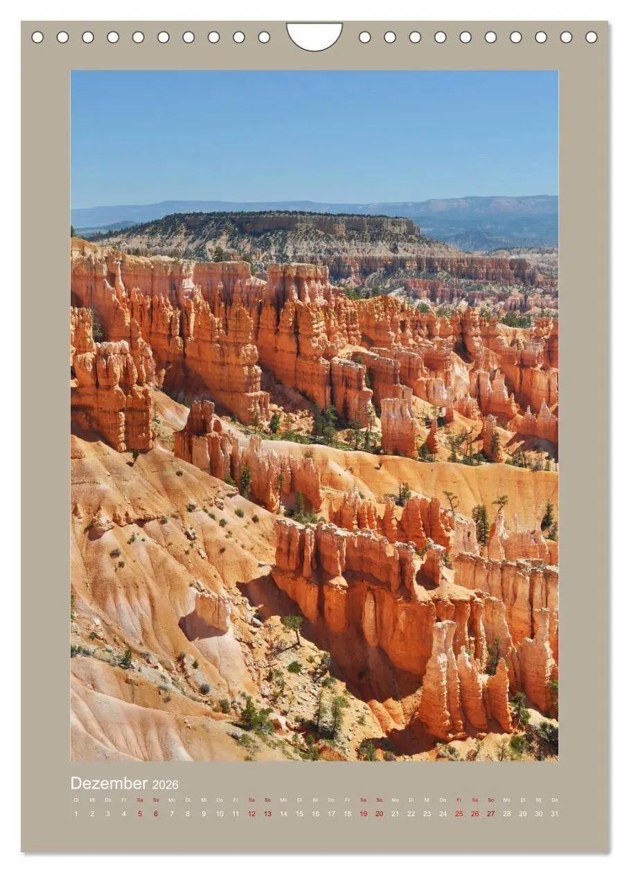 Bild: 9783516372670 | Erlebe mit mir den Bryce Canyon Nationalpark (Wandkalender 2026 DIN...