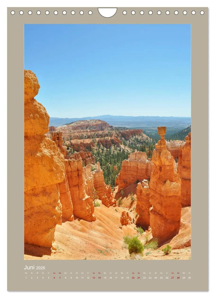Bild: 9783516372670 | Erlebe mit mir den Bryce Canyon Nationalpark (Wandkalender 2026 DIN...