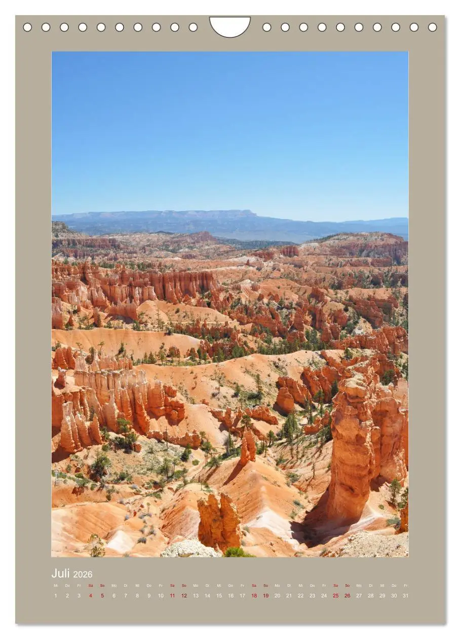 Bild: 9783516372670 | Erlebe mit mir den Bryce Canyon Nationalpark (Wandkalender 2026 DIN...