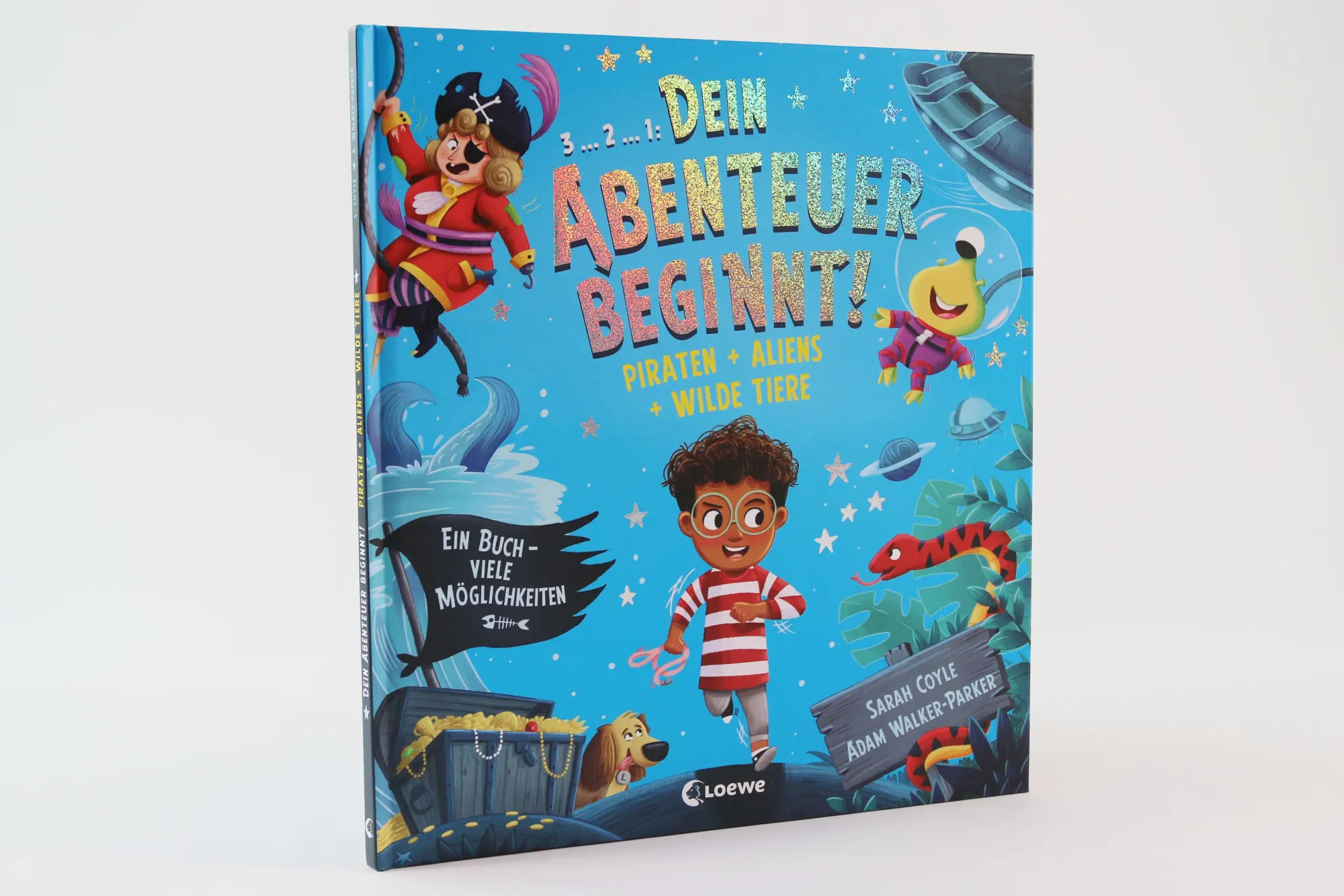 Bild: 9783743222670 | Dein Abenteuer beginnt! Piraten + Aliens + Wilde Tiere | Sarah Coyle