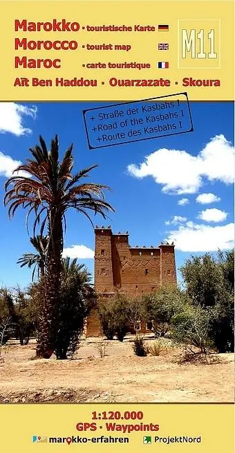 Cover: 9783943752670 | M11: Aït Ben Haddou - Ouarzazate - Skoura 1:120.000 + GPS-Waypoints