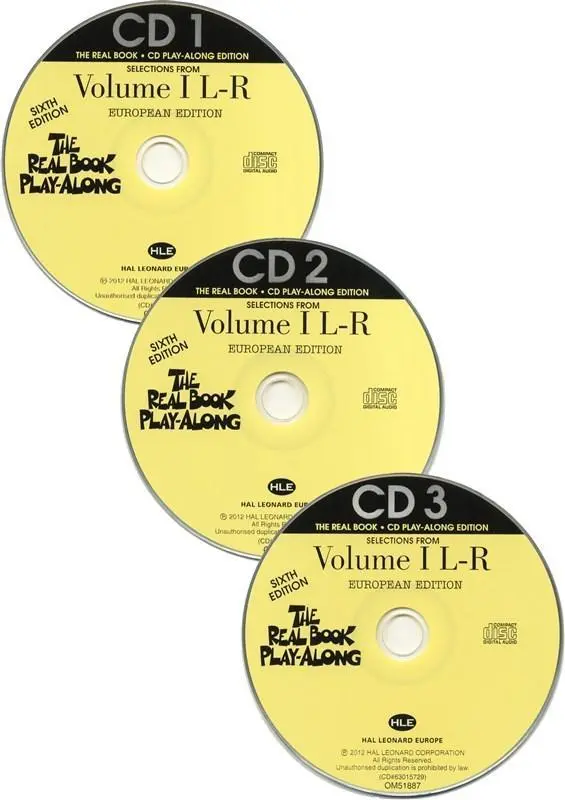 Cover: 9781458462770 | The Real Book Play-Along - Volume I L-R | Sixth Edition | Audio-CD