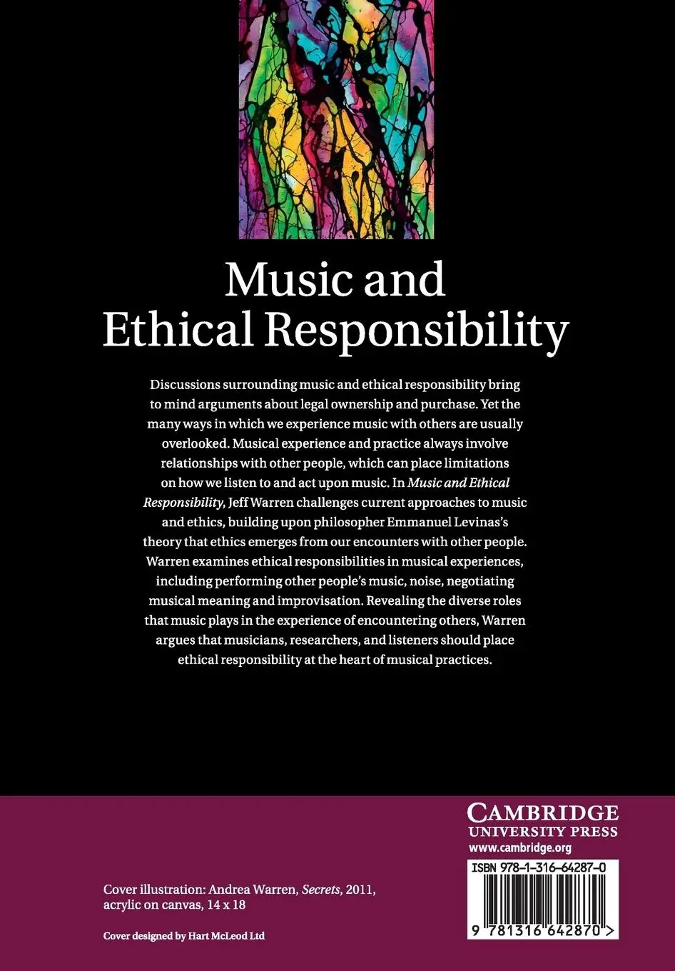 Rückseite: 9781316642870 | Music and Ethical Responsibility | Jeff R. Warren | Taschenbuch | Buch