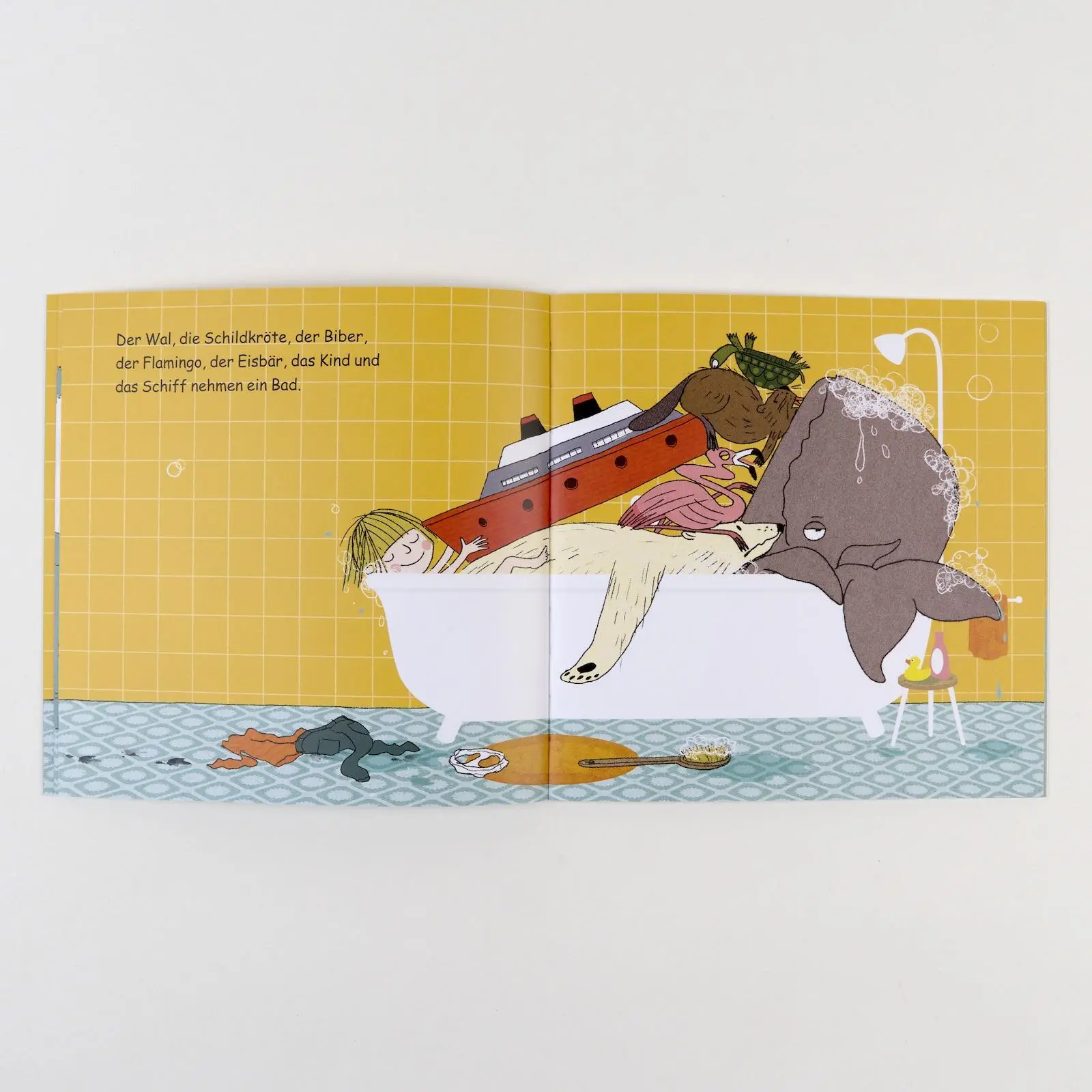 Bild: 9783407762870 | Der Wal nimmt ein Bad | Vierfarbiges Bilderbuch | Susanne Straßer