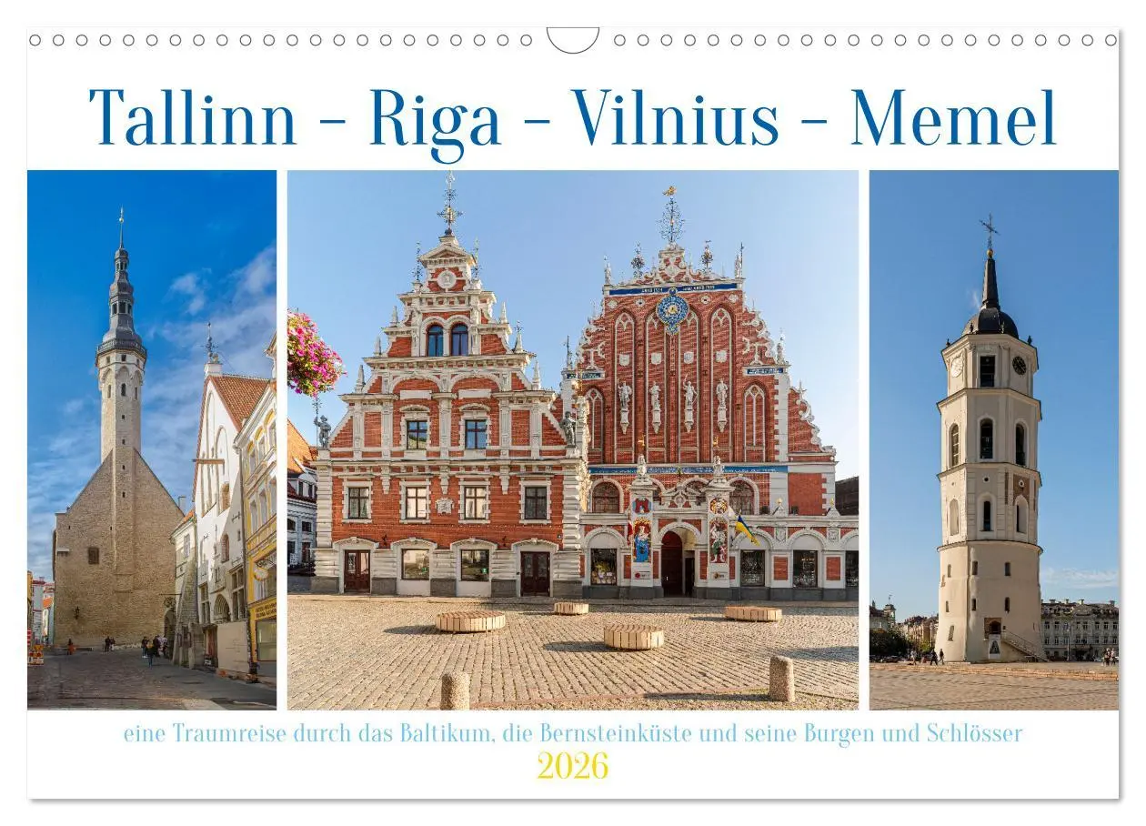Cover: 9783457332870 | Tallinn-Riga-Vilnius-Memel, eine Traumreise durch das Baltikum....