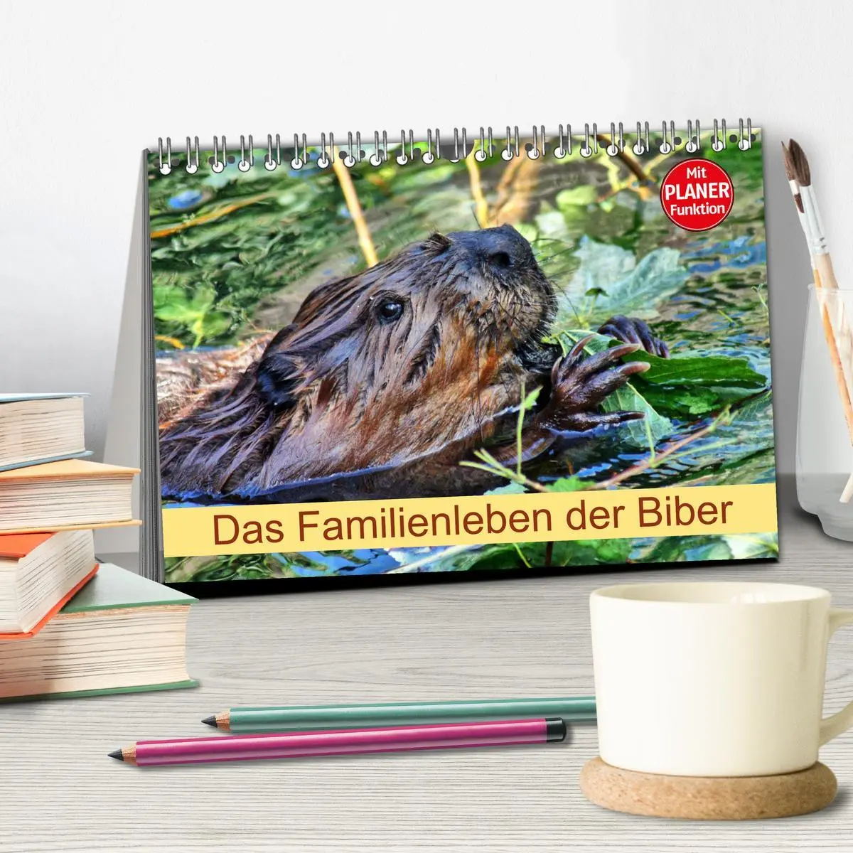 Bild: 9783457882870 | Das Familienleben der Biber (Tischkalender 2026 DIN A5 quer),...