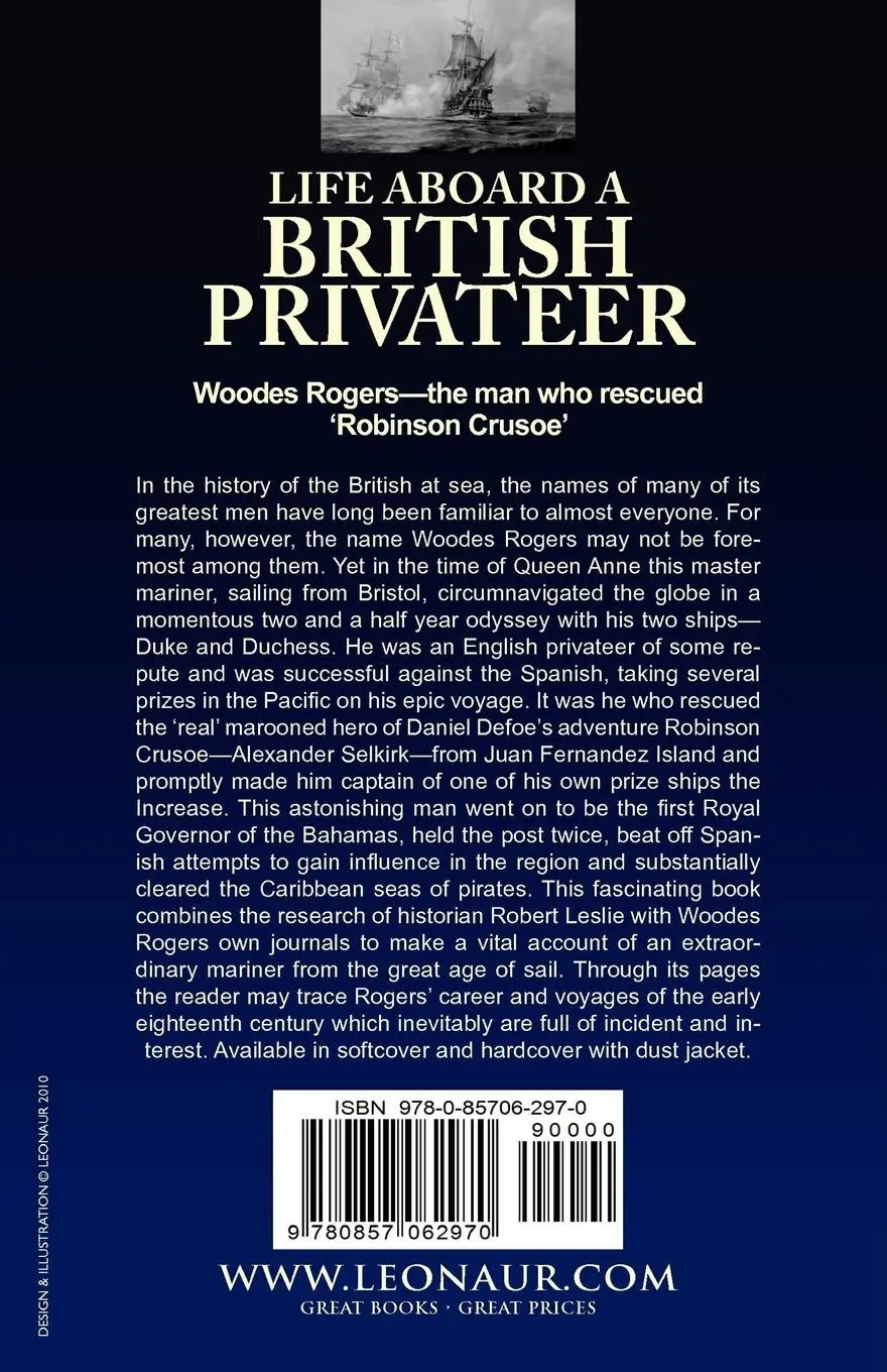 Rückseite: 9780857062970 | Life Aboard a British Privateer | Robert C. Leslie (u. a.) | Buch