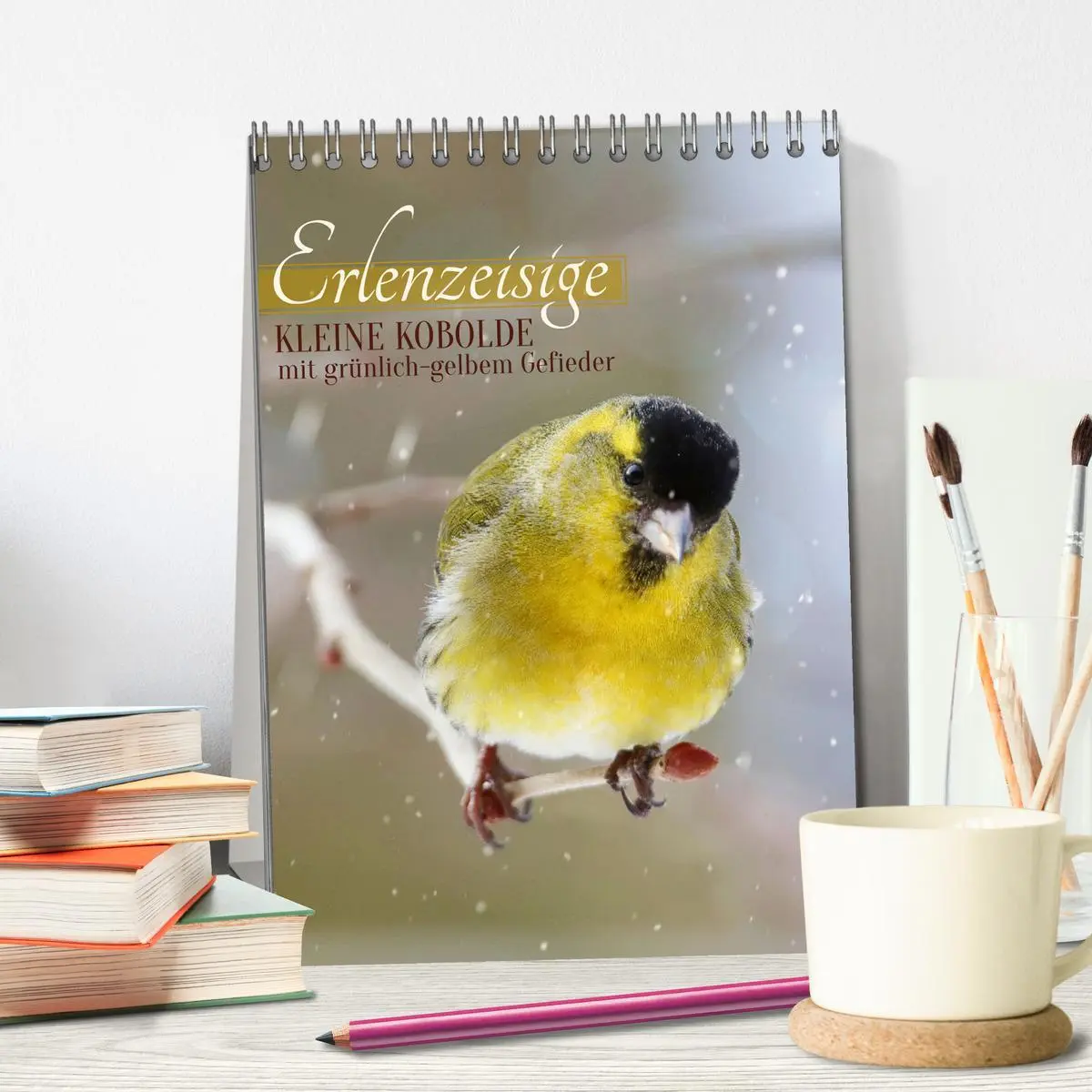 Bild: 9783516272970 | Erlenzeisige, kleine Kobolde (Tischkalender 2026 DIN A5 hoch),...