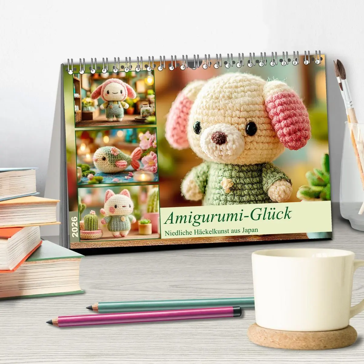Bild: 9783516722970 | Amigurumi-Glück. Niedliche Häckelkunst aus Japan (Tischkalender...