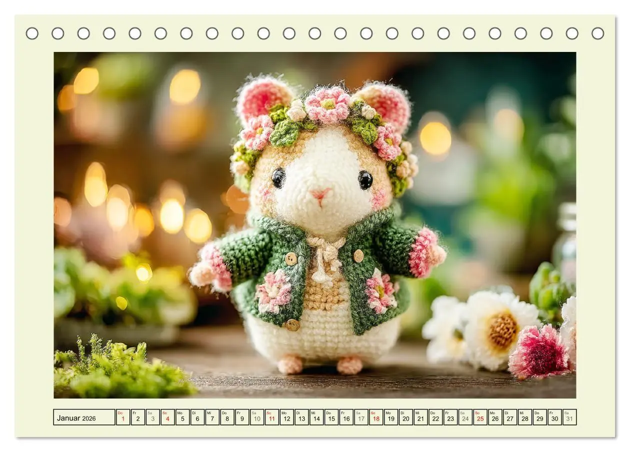 Bild: 9783516722970 | Amigurumi-Glück. Niedliche Häckelkunst aus Japan (Tischkalender...