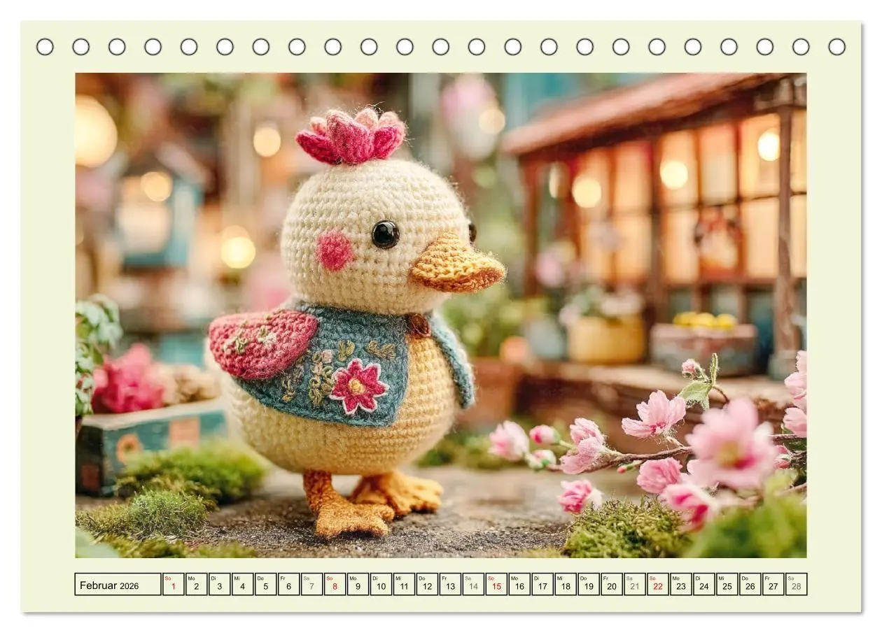 Bild: 9783516722970 | Amigurumi-Glück. Niedliche Häckelkunst aus Japan (Tischkalender...