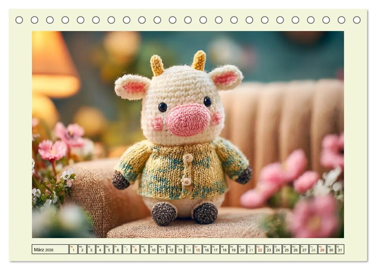 Bild: 9783516722970 | Amigurumi-Glück. Niedliche Häckelkunst aus Japan (Tischkalender...