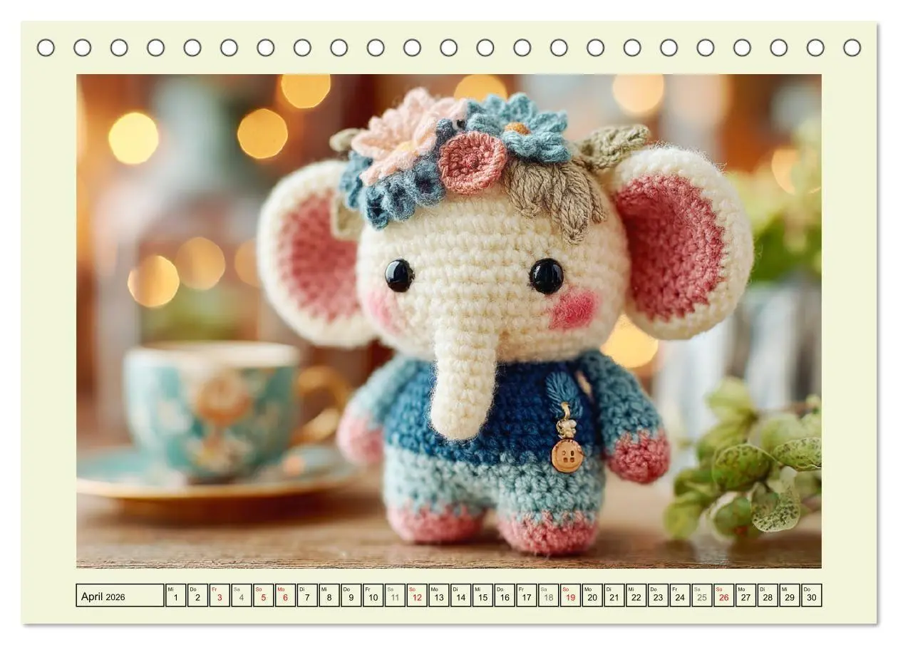 Bild: 9783516722970 | Amigurumi-Glück. Niedliche Häckelkunst aus Japan (Tischkalender...