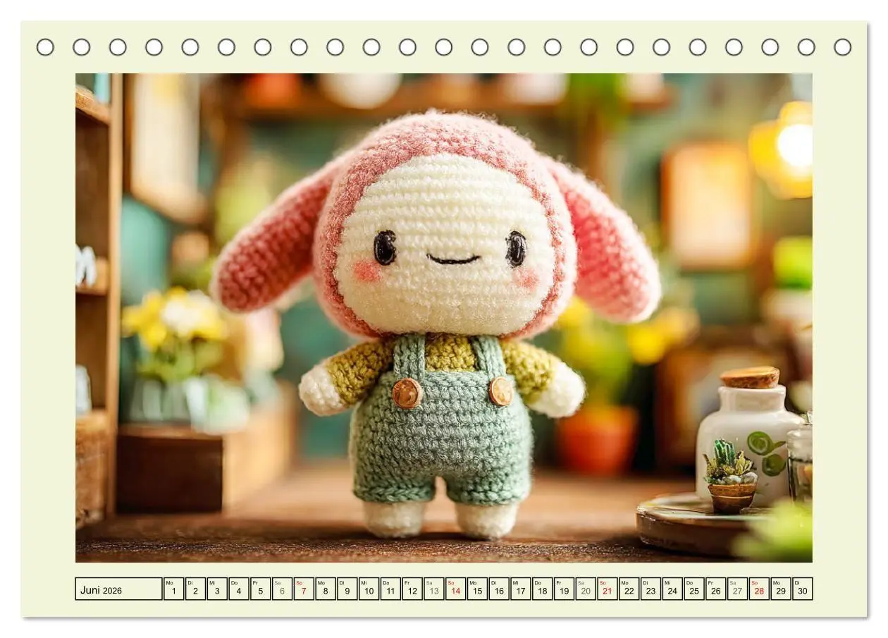Bild: 9783516722970 | Amigurumi-Glück. Niedliche Häckelkunst aus Japan (Tischkalender...