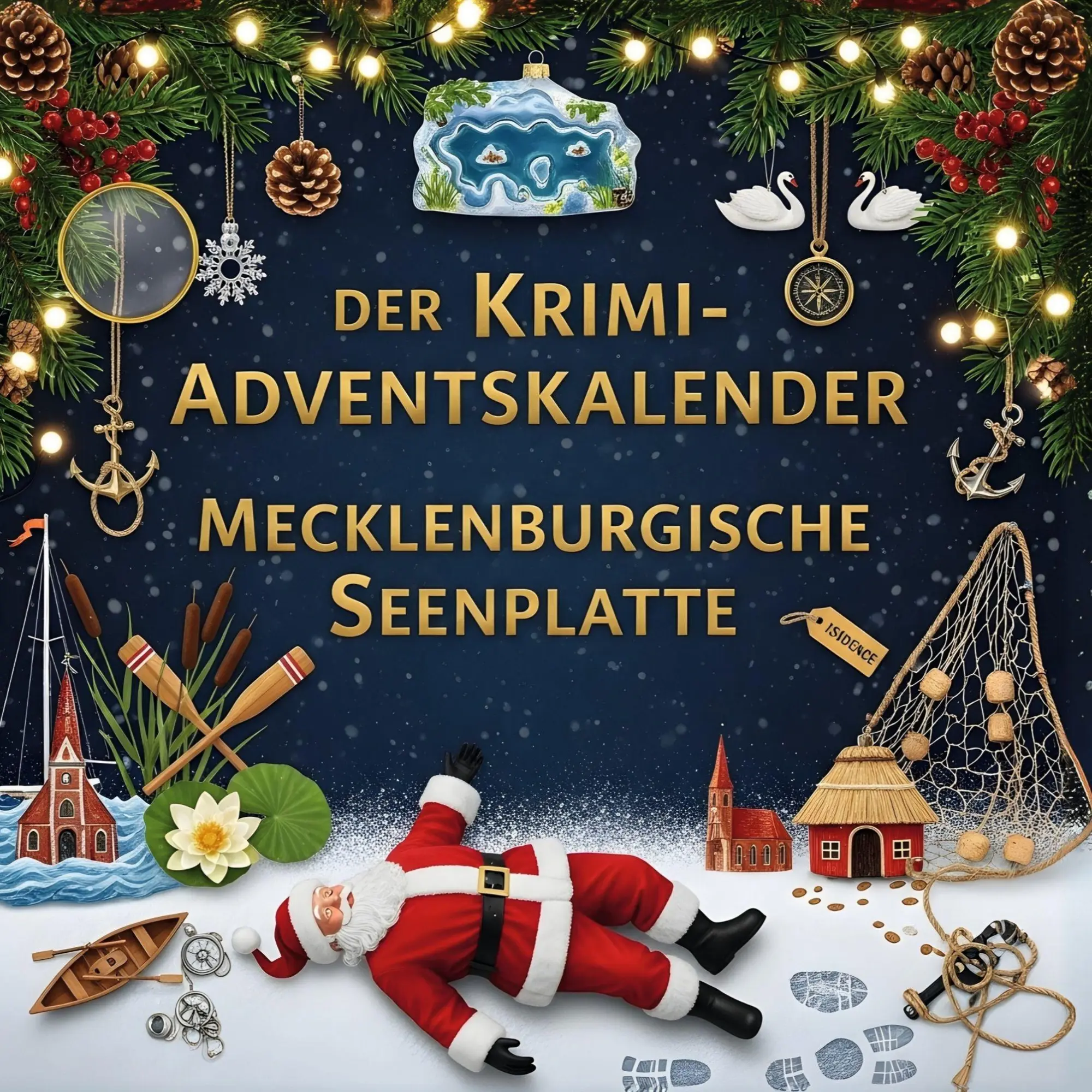 Cover: 9783695302970 | Der Krimi-Adventskalender Mecklenburgische Seenplatte | Aaron Meier