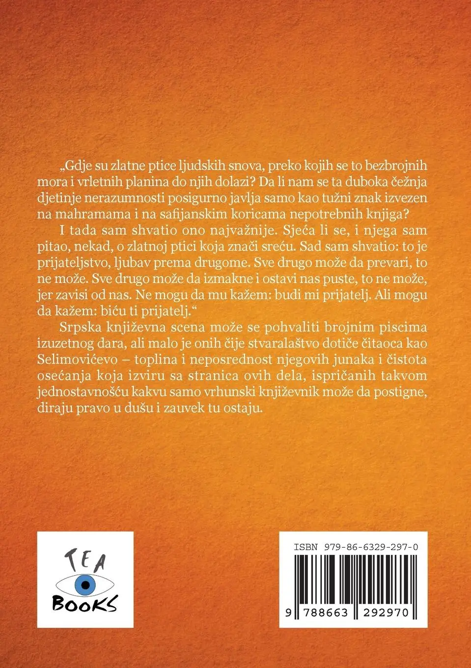 Rückseite: 9788663292970 | Dervi¿ i smrt | Me¿a Selimovi¿ | Taschenbuch | ? | 2023