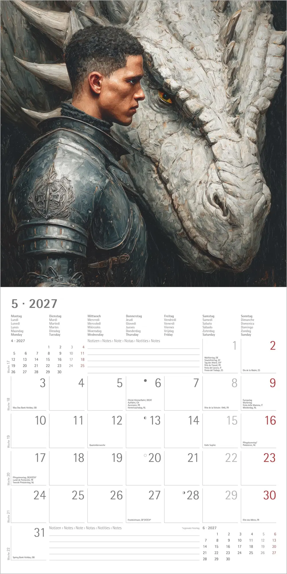 Bild: 4069095013070 | Drachen 2027 | Neumann Verlage GmbH &amp; Co KG | Kalender | 14 S. | 2027