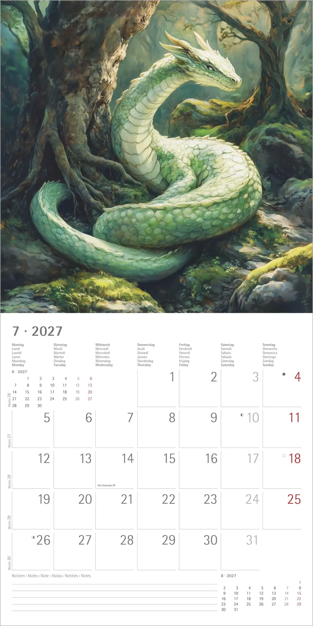 Bild: 4069095013070 | Drachen 2027 | Neumann Verlage GmbH &amp; Co KG | Kalender | 14 S. | 2027