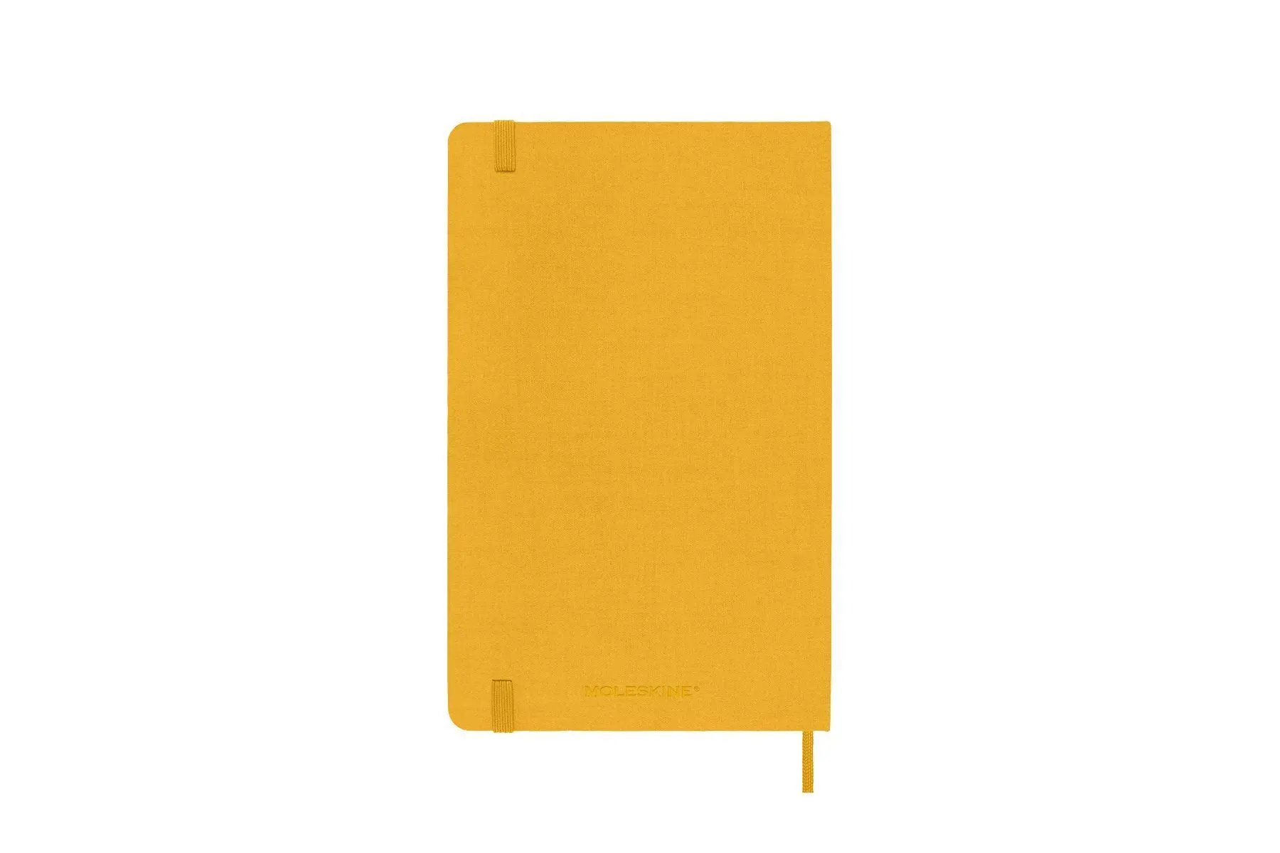 Bild: 8056598853070 | Moleskine Classic Notebook, Large, Ruled, Orange Yellow, Silk Hard...