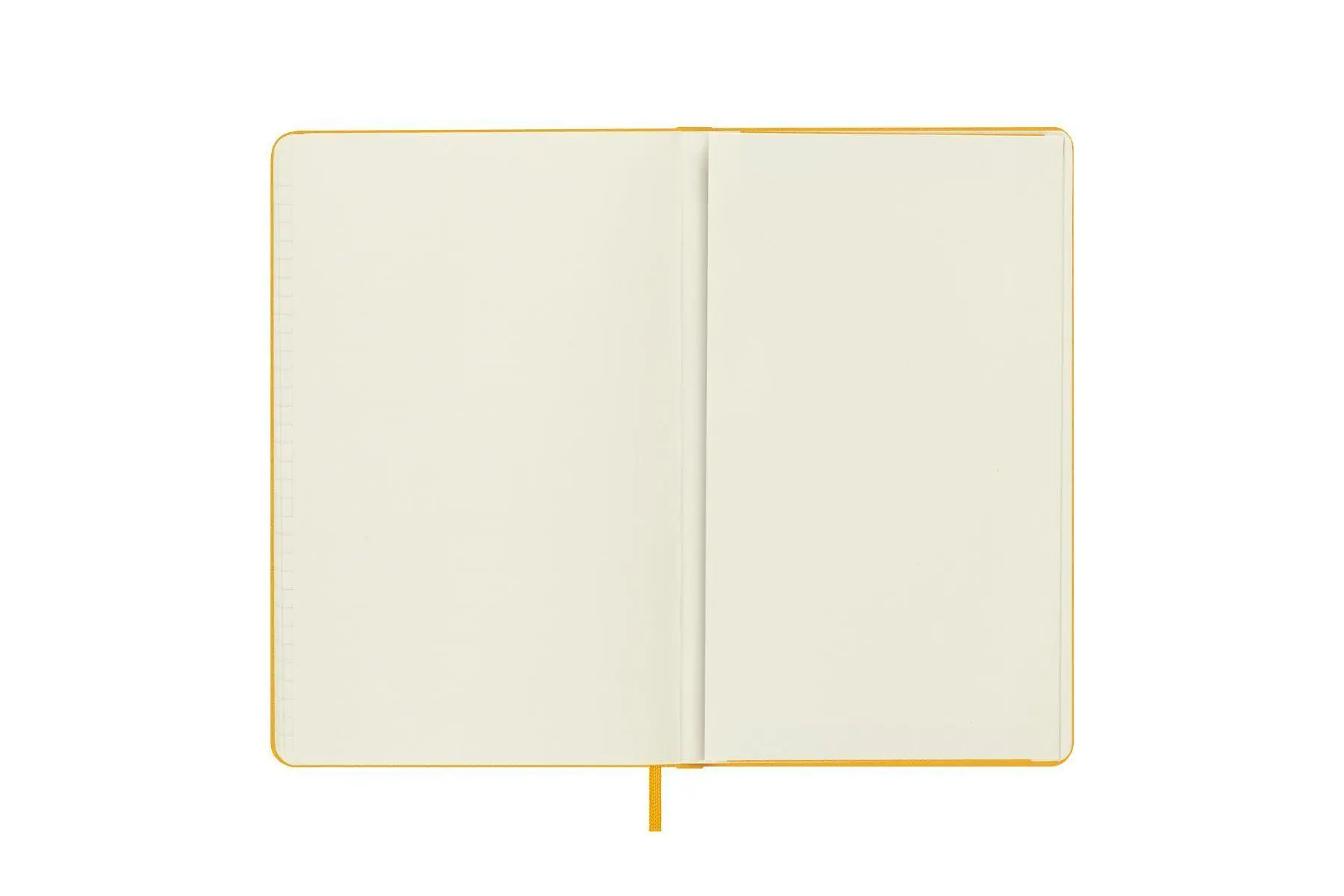 Bild: 8056598853070 | Moleskine Classic Notebook, Large, Ruled, Orange Yellow, Silk Hard...