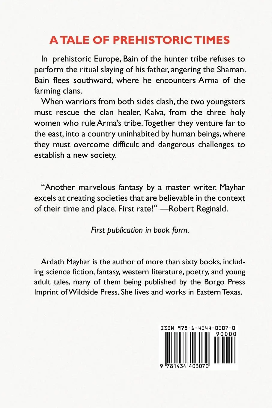 Rückseite: 9781434403070 | The Fugitives | A Tale of Prehistoric Times | Ardath Mayhar | Buch